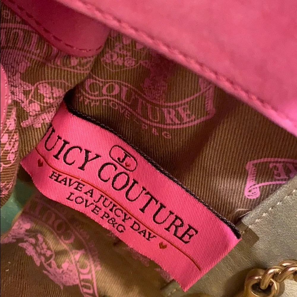 Juicy Couture Hot Pink Tote Bag with Gold Hardware - Picture 9 of 10